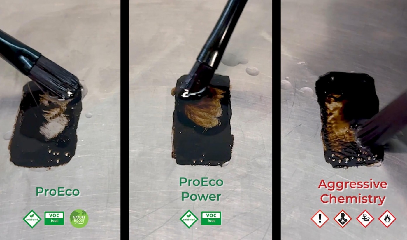 Bei mechanischer Reinigung